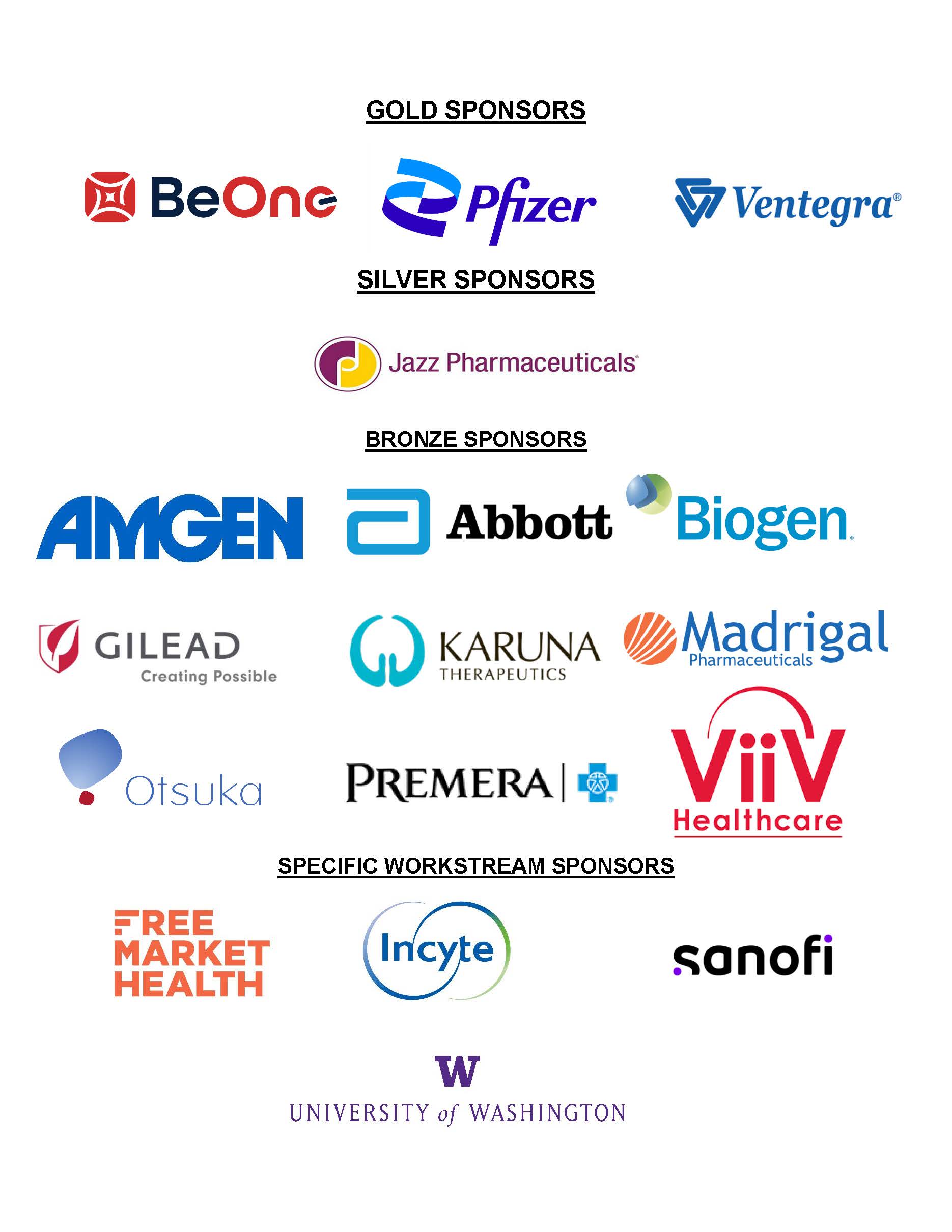 Northwest 2025 Sponsors