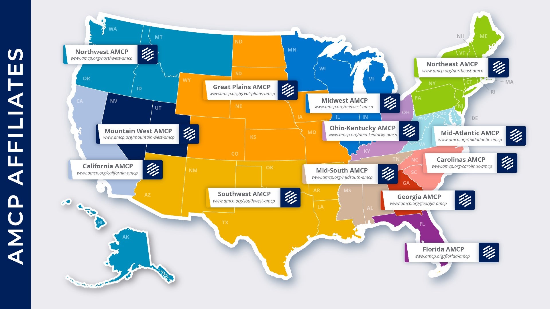 AMCP Affiliate Map 2024