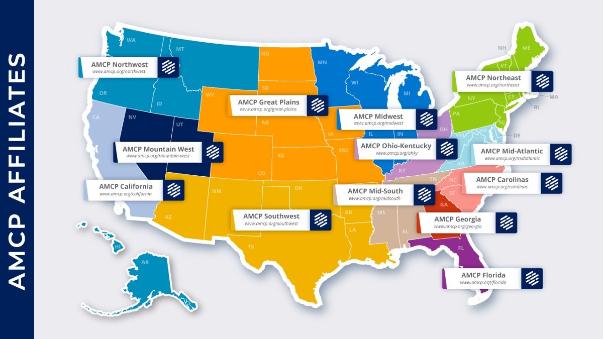 AMCP Affiliate Map 2025