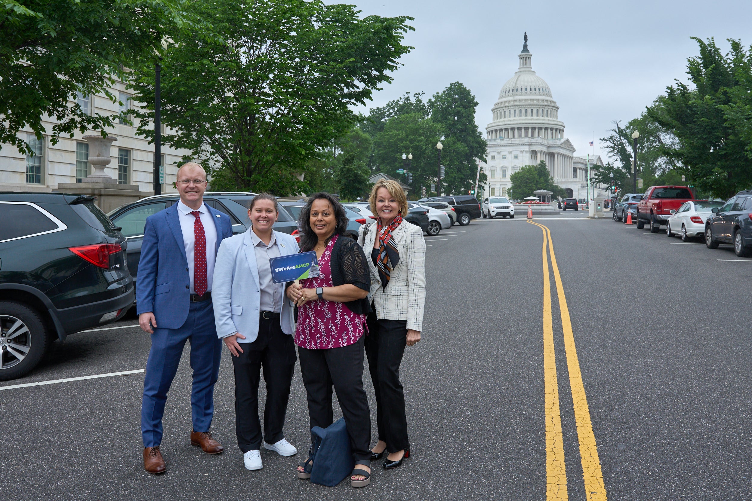 AMCP CEO Susan Cantrell with Members at Legislative Days 2024