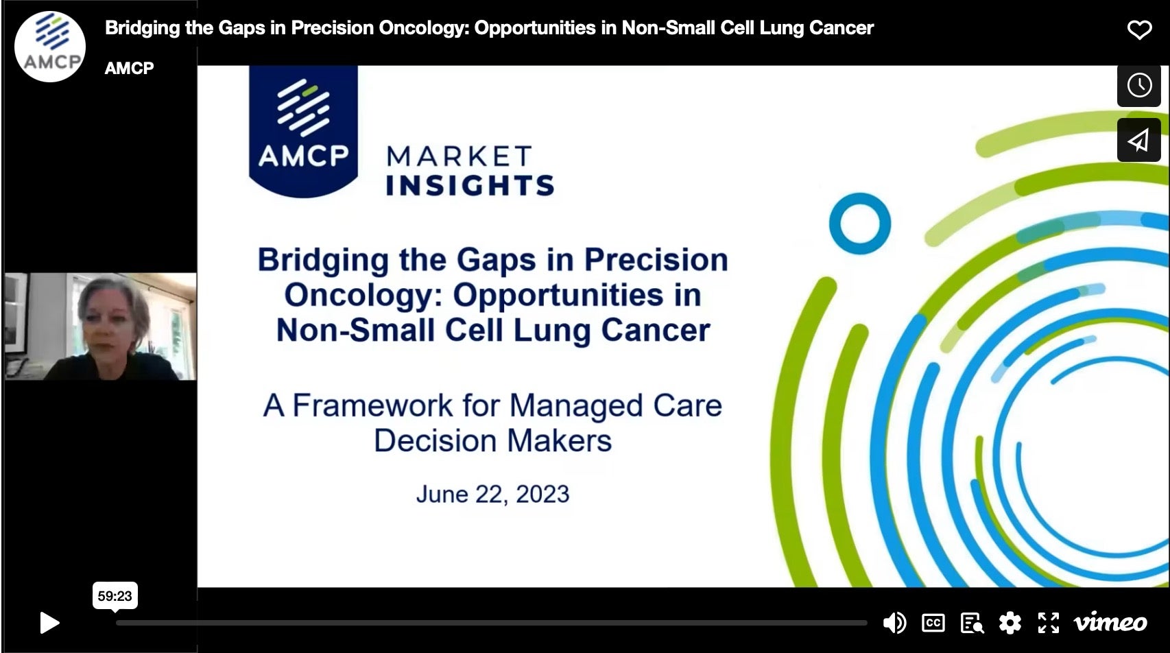 Precision Oncology Medicine Webinar