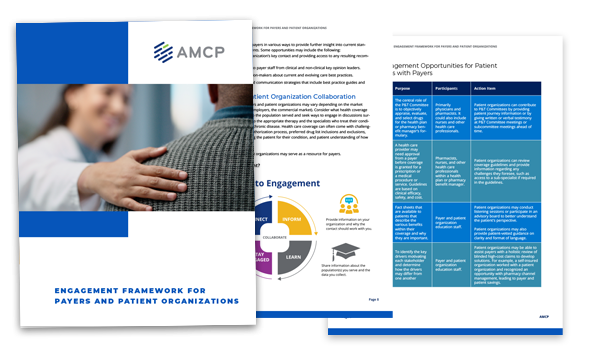 AMCP Engagement Framework for Payers &amp; Patients - Thumbnail