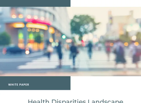 AMCP Health Disparities White Paper - Cover