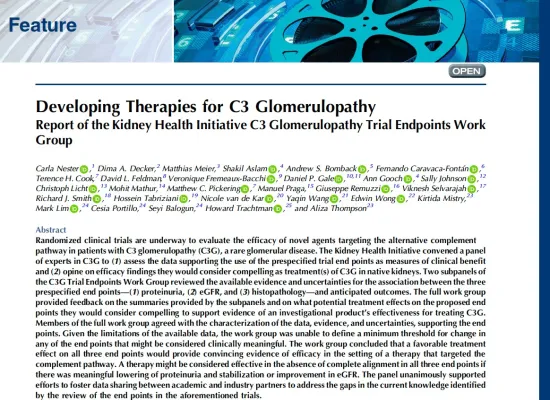 White Paper on C3 Glomerulopathy Image